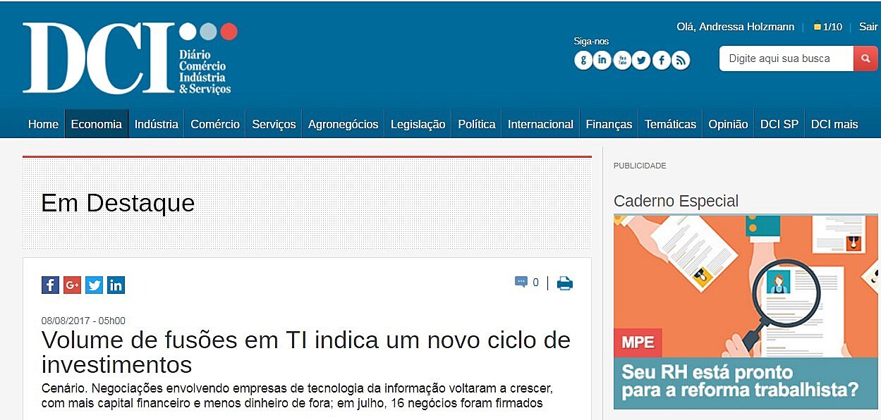 Nmero de fuses e aquisies no pas recua 8,7% em julho